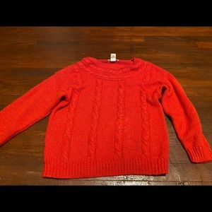 Red Victoria jones sweater